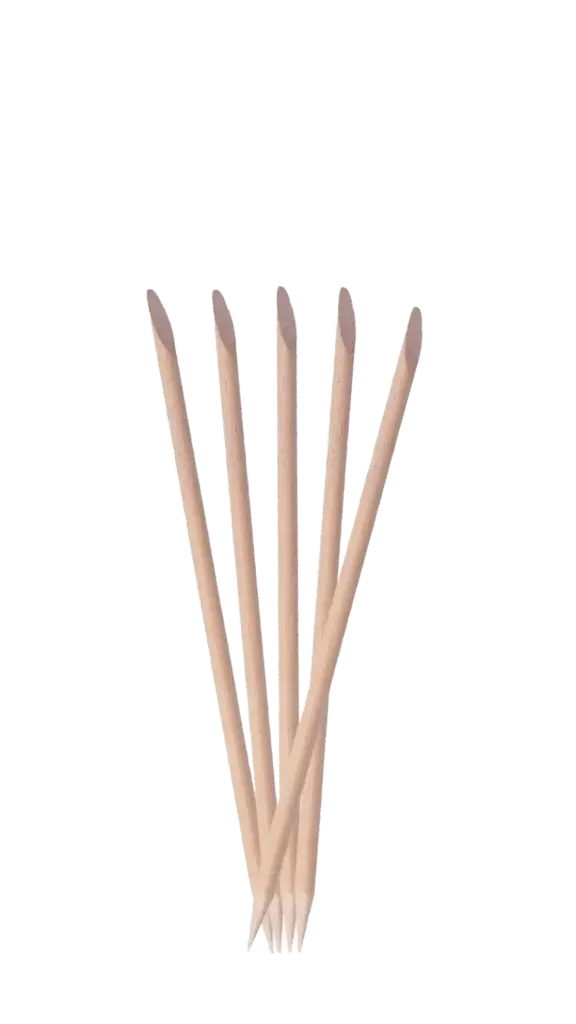 BETER WOODEN MANICURE STICK SET 5PCS