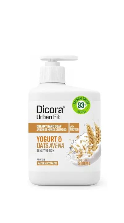 DICORA URBAN FIT CREAMY HAND WASH WITH OATS 500ML DICORA URBAN FIT CREAMY HAND WASH WITH OATS 500ML