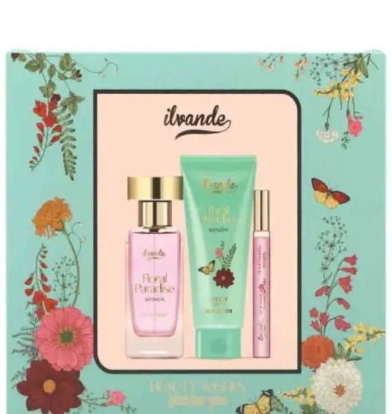 ILVANDE PERFUME SET FIORAL PARADISE 3PCS