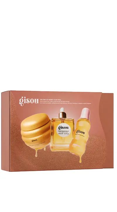 GISOU HAIR CARE ON THE GO HONEY TRIO 3PCS