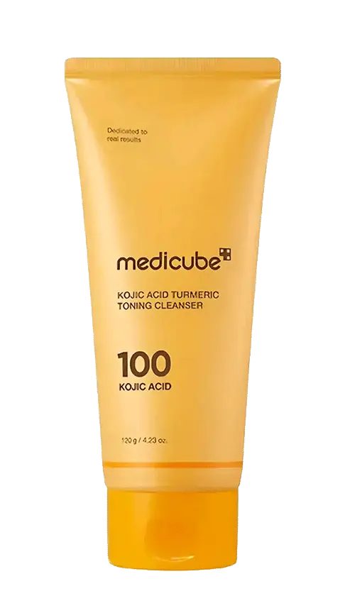 MEDICUBE KOJIC TURMERIC TONING CLEANSER 120G
