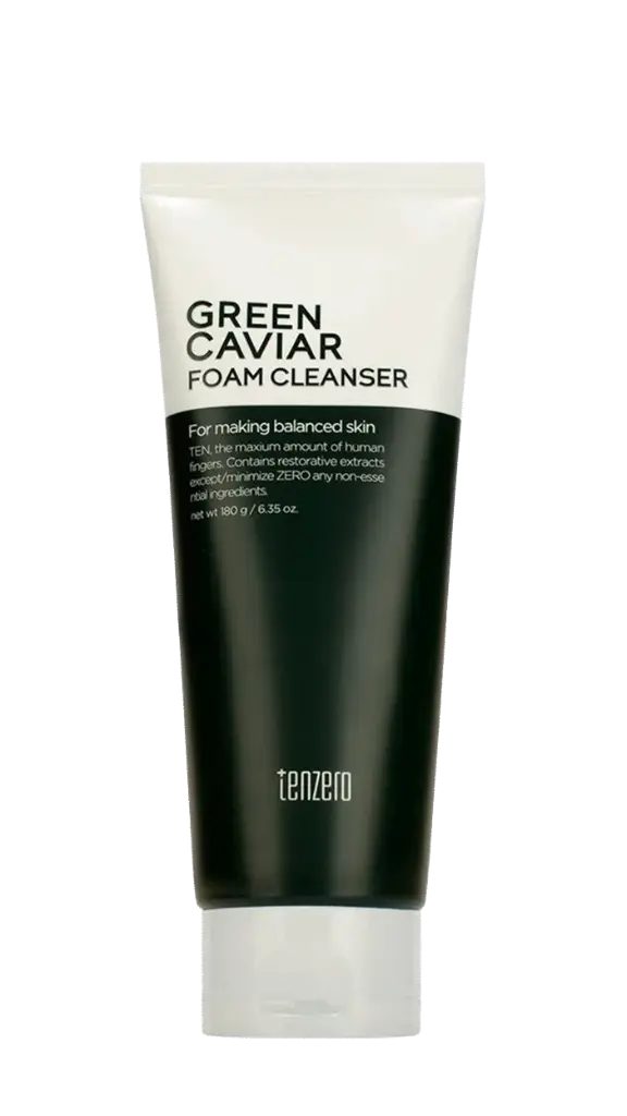 TENZERO GREEN CAVIAR FOAM CLEANSER 180G TENZERO GREEN CAVIAR FOAM CLEANSER 180G