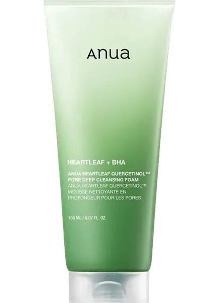 ANUA HEARTLEAF+BHA PORE CLEANSING FOAM 150ML
