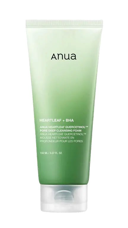 ANUA HEARTLEAF+BHA PORE CLEANSING FOAM 150ML