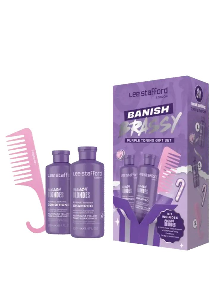 LEE STAFFORD HAIR CARE SET BANISH BRASSY