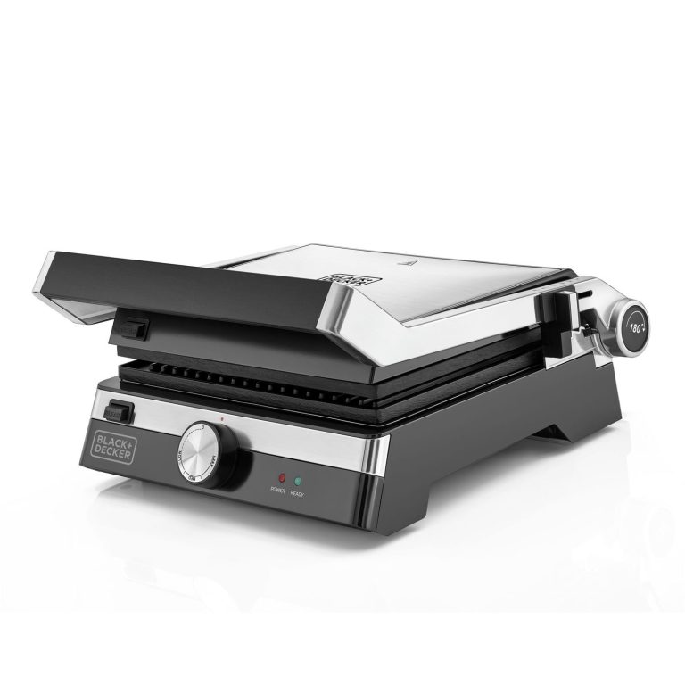BLACK+DECKER CG2000-B5 2000W Contact Grill 180° Rotation Detachable Plates - View 1
