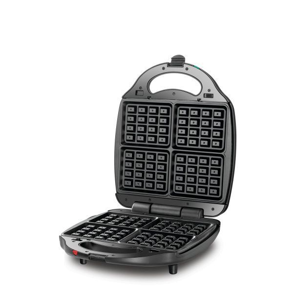 BLACK+DECKER TS4130-B5 3 in 1 4 Slice Sandwich Grill & Waffle Maker 1400W - View 1