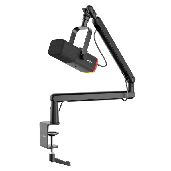 FIFINE TAM8 Dynamic Gaming Microphone with Boom Arm