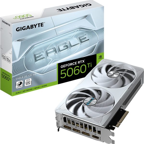 كرت شاشة GIGABYTE GeForce RTX 5060 Ti EAGLE OC ICE 8G — صورة 1