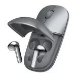 ⁦سماعة ماوس HONOR CHOICE MouseBuds Pro Bluetooth Earbuds 2-in-1 Wireless Mouse أسود⁩ - الصورة ⁦3⁩