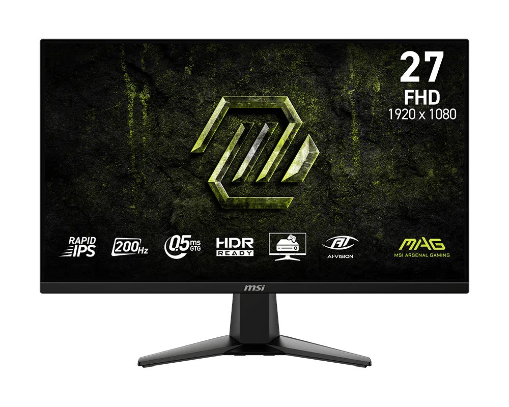 MSI-275F-E20-1.jpg MSI MAG 275F E20 Rapid IPS 200Hz 0.5ms 27 inch Gaming Monitor - View 1
