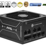 MSI MAG A750GLS PCIE5 750W 80 PLUS Gold Full Modular ATX Power Supply - View 1