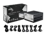 MSI PRO A850PL PCIE5 850W 80 PLUS Platinum Fully Modular ATX Power Supply - View 5