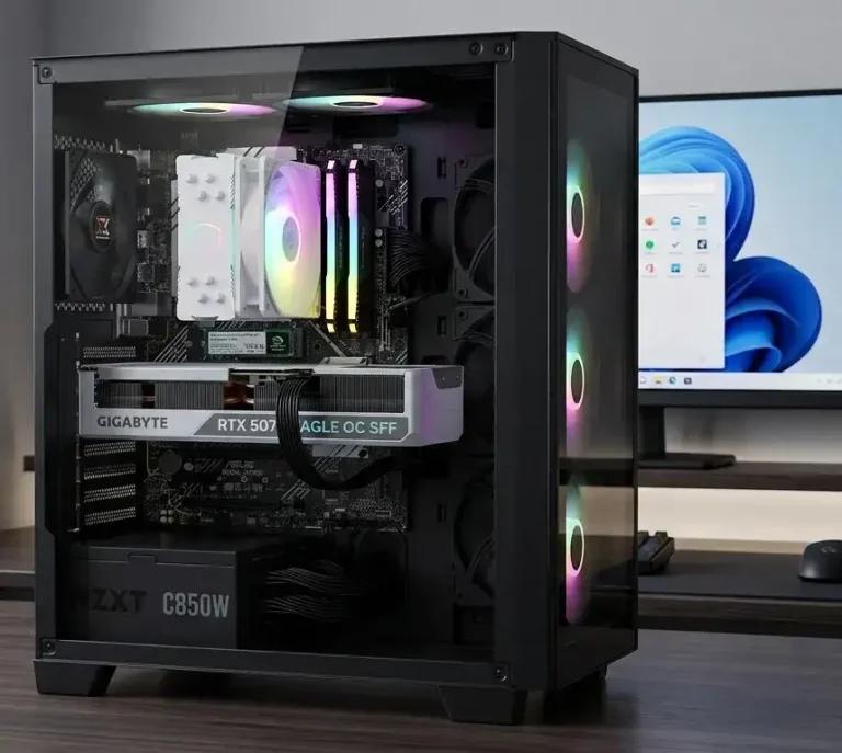 RYZEN 5 7500F B650M-K 16GB 5200 500GB SSD 5070 12GB
