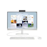 كمبيوتر مدمج HP 24-CR1000I Core Ultra 7 155U RAM 8GB SSD 512GB 24" تعمل باللمس White