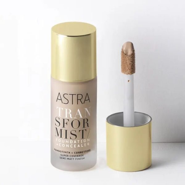 ASTRA FOUNDATION & CONCEALER TRANSFORMSIT 01N