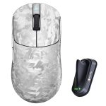 ماوس ATTACK SHARK RS3 ULTRA Carbon Fiber Wireless PAW3955MAX 52000 DPI 8K Polling 63g Gaming Mouse كل الالوان