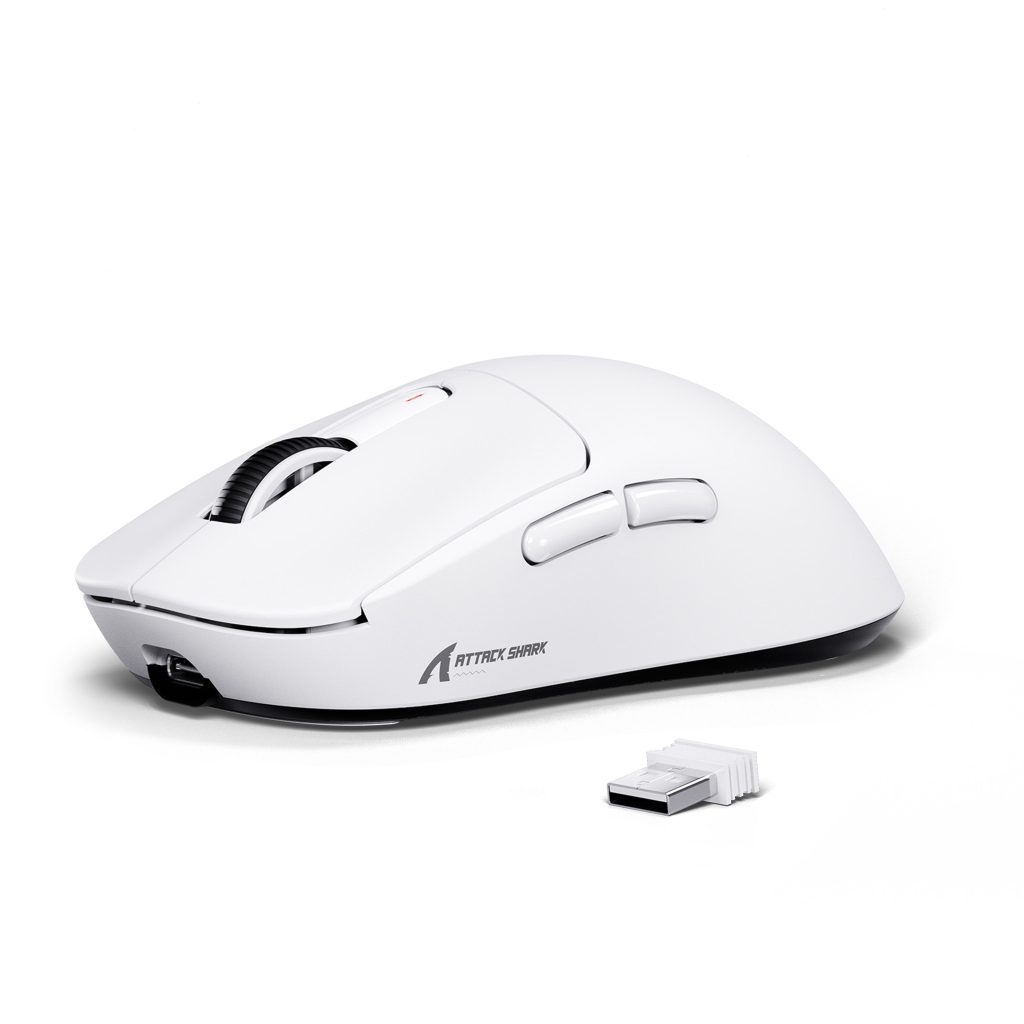 ATTACK SHARK X3 White Superlight Gaming Mouse