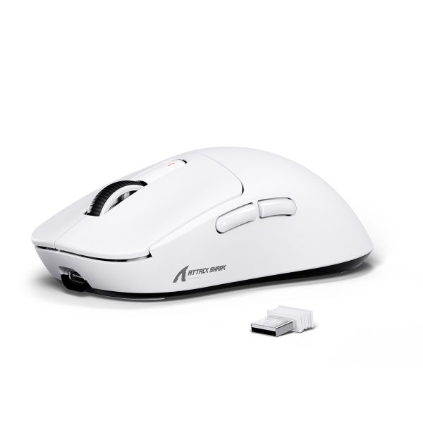 ATTACK SHARK X3 White Superlight Gaming Mouse