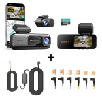 ⁦كاميرا مراقبة السيارة Botslab G980H Pro قناتين 4K أمامية + 2K خلفية مع GPS⁩ - الصورة ⁦2⁩