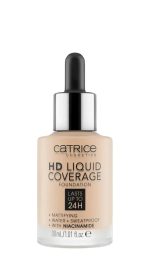 CATRICE FOUNDATION HD LIQUID COVERAGE 010 LIGHT BEIGE