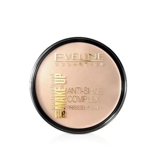 EVELINE PRESSED POWDER ANTI-SHINE COMPLEX 31 TRANSPARENT