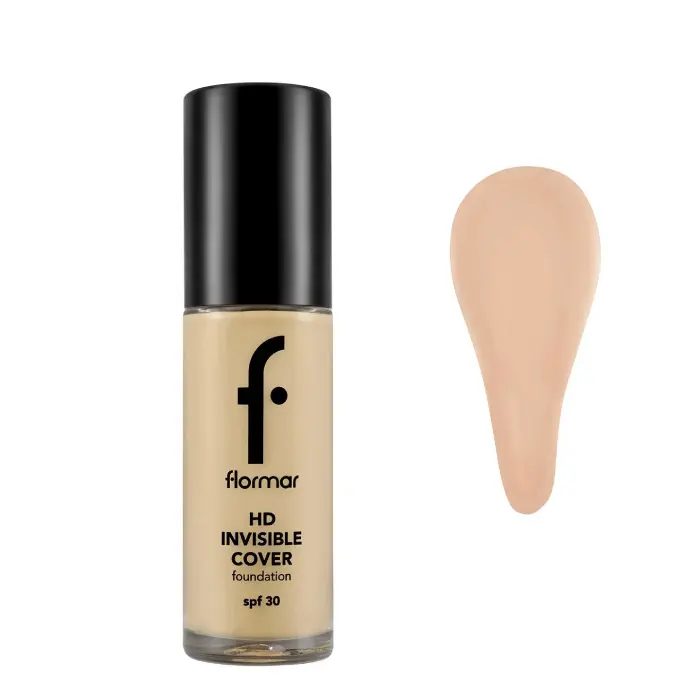 FLORMAR FOUNDATION HD INVISIBLE COVER +30SPF 40
