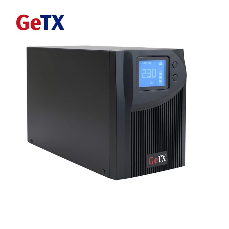 مانع انقطاع كهرباء GETX Online UPS 1000VA 900W GXK-1-1-1-CO Pure Sine Wave Battery 12V-9A×2