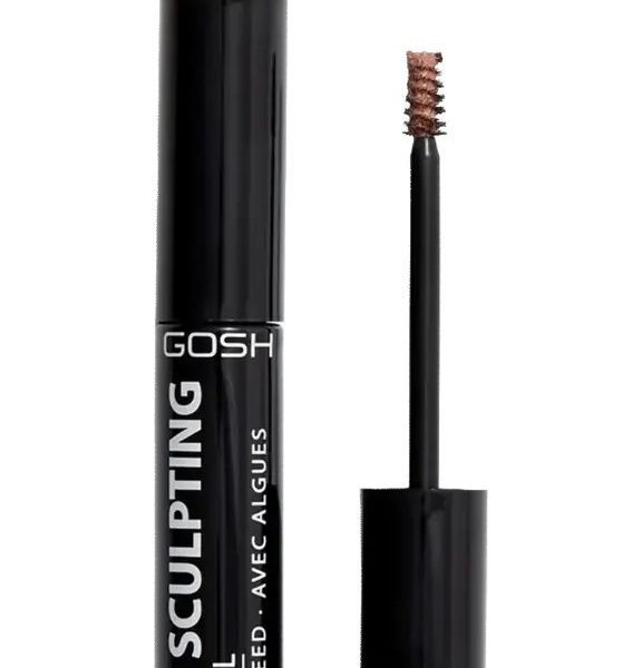 GOSH EYEBROW MASCARA BROW SCULPTING FIBRE GEL 001 Nutmeg