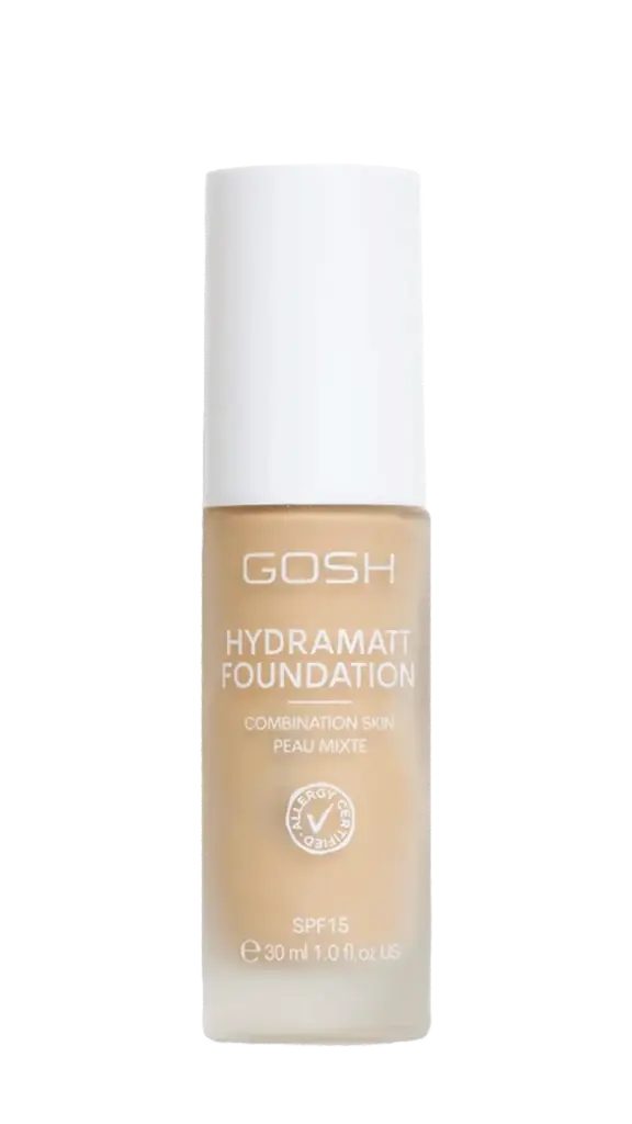 GOSH FOUNDATION HYDRAMATT +15SPF 006Y MEDIUM LIGHT