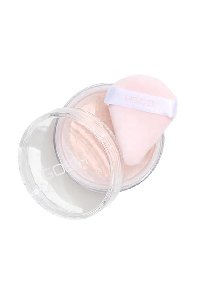 GOSH LOOSE POWDER BAKEN SET POWDER 001 SOFT PINK GOSH LOOSE POWDER BAKEN SET POWDER 001 SOFT PINK
