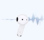 سماعات لاسلكية HONOR CHOICE Earbuds X7e TWS Bluetooth Earbuds أبيض