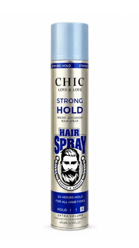 img-1058.jpg CHIC LOVE & LOVE HAIR SPRAY STRONG HOLD 2 400 ML - الصورة 1