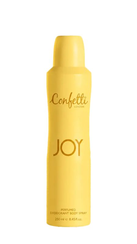 img-1115.jpg CONFETTI LONDON JOY DEODORANT BODY SPRAY 250ML - الصورة 1