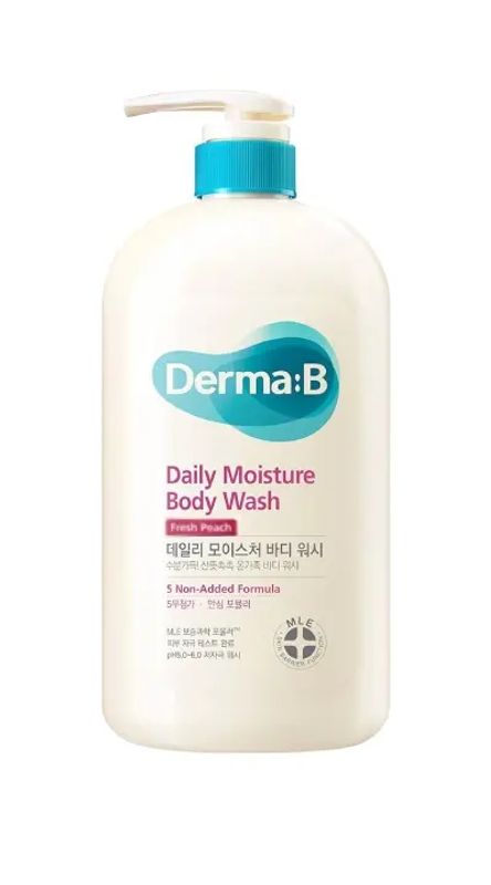 img-1219.jpg DERMA:B PEACH SCENTED BODY WASH 1000ML - الصورة 1