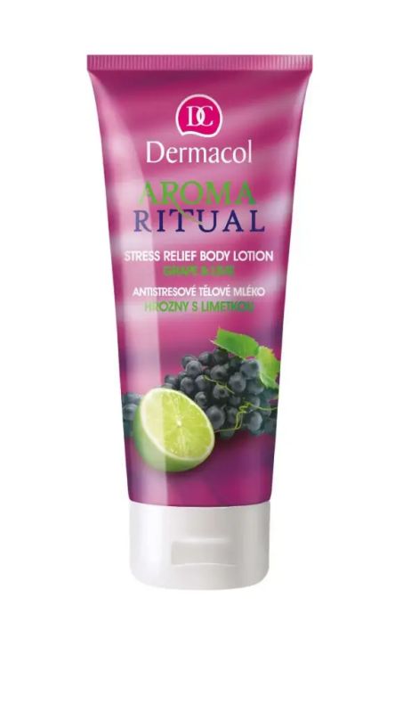 img-1221.jpg DERMACOL AROMA SHOWER GEL BODY WASH WITH GRAPE AND LEMON 250ML - الصورة 1