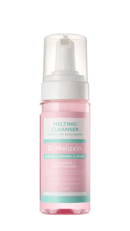 img-1361.jpg DR.MELAXIN BUBBLE FOAMIN CLEANSER CALAMINE+NIACINAMIDE 150 ML - الصورة 1