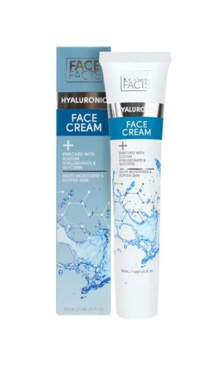 img-1626.jpg FACE FACTS FACE CREAM HYALURONIC ACID 50 ML - الصورة 1