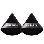 HEARTS  TRIANGLE POWDER PUFF 2PCS