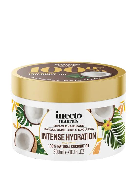 img-2139.jpg INECTO NATURALS MIRACLE HAIR MASK COCONUT OIL 300ML - الصورة 1