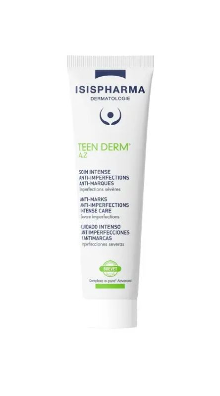 img-2171.jpg ISISPHARMA TEEN DERM AZ ACNE TREATMENT CREAM 30ML - الصورة 1