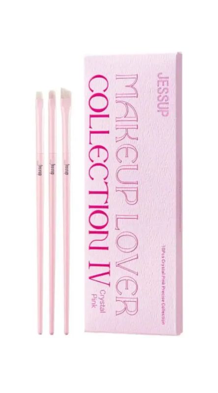 img-2202.jpg JESSUP MAKEUP SET BRUSH CRYSTAL PINK T496 10PCS - الصورة 1