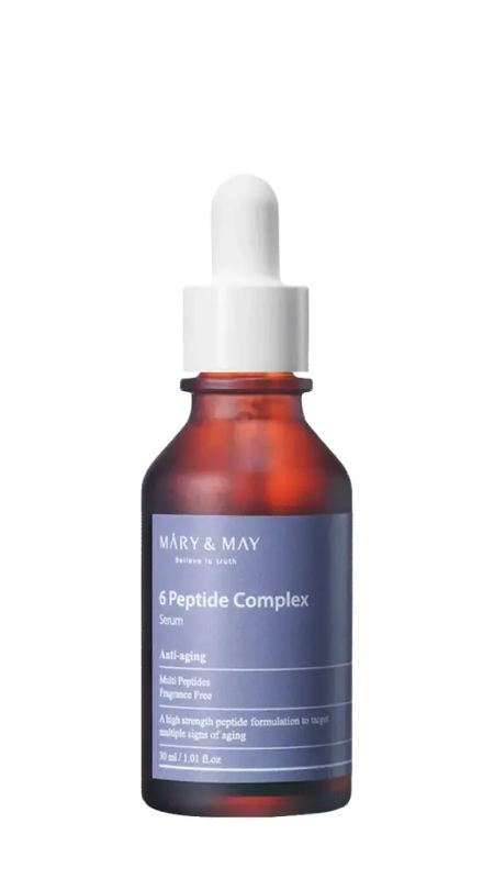 img-2806.jpg MARY&MAY 6 PEPTIDE COMPLEX SERUM 30ML - الصورة 1