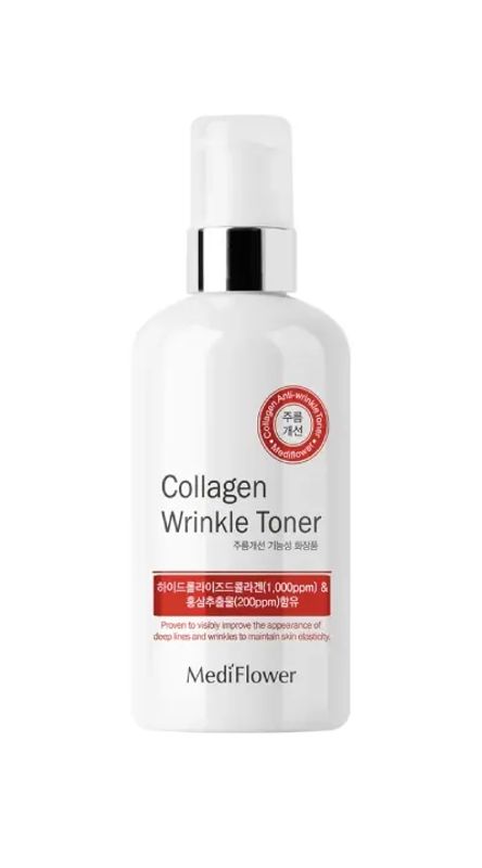 img-2883.jpg MEDIFLOWER COLLAGEN WRINKLE TONER 250ML - الصورة 1