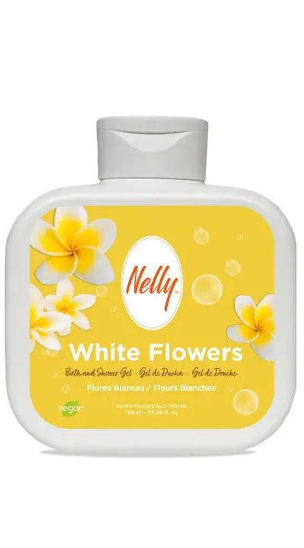 img-3159.jpg NELLY BODY WASH & BATH WHITE FLOWERS 750 ML - الصورة 1