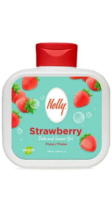 img-3160.jpg NELLY BODY WASH & BATH STRAWBERRY 7+D4158:D416850 ML - الصورة 1