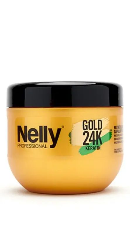 img-3170.jpg NELLY HAIR MASK GOLD 24K KERATIN 500 ML - الصورة 1