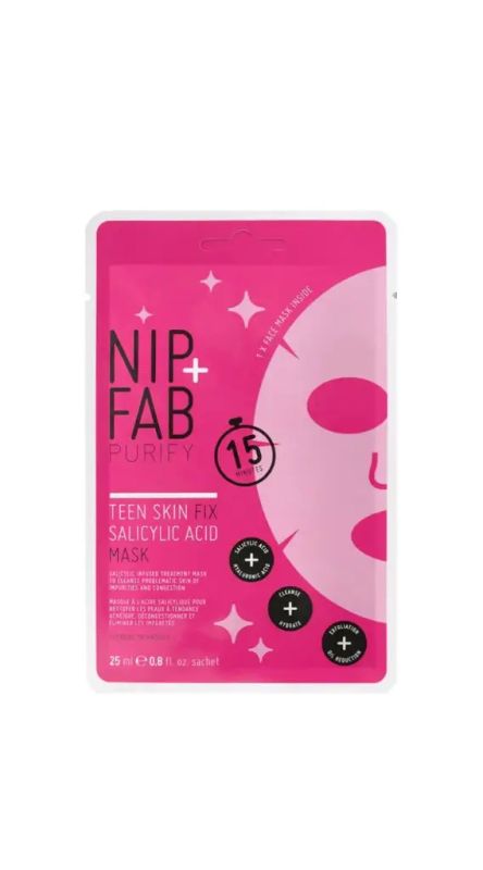 img-3198.jpg NIP FAB FACE MASK TEEN SKIN FIX SALICYLIC ACID 25 ML - الصورة 1