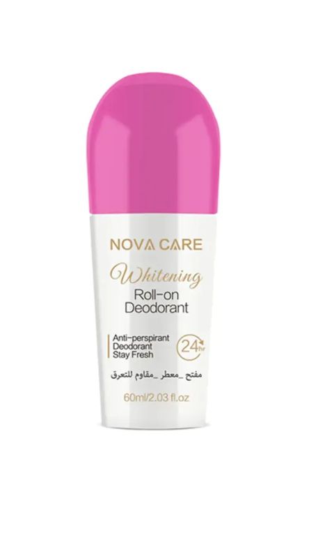 img-3215.jpg NOVA CARE DEODORANT ROLL-ON WHITENING 24H COCONUT 60 ML - الصورة 1
