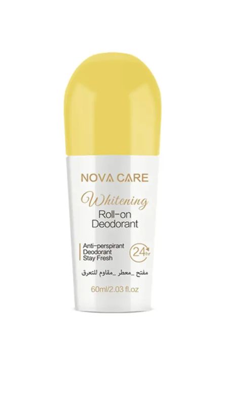 img-3219.jpg NOVA CARE DEODORANT ROLL-ON WHITENING 24H GARDENIA 60 ML - الصورة 1